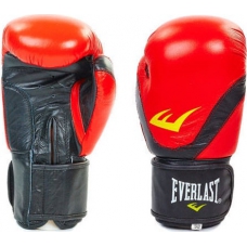 Боксерские перчатки кожа Everlast BO-3631-R 10oz