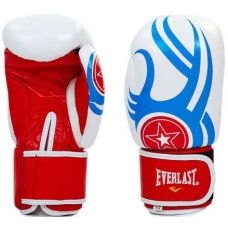 Боксерские перчатки кожа Everlast BO-6162-R 10oz