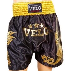 Шорты для тайского бокса Velo Black