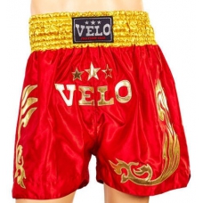Шорты для тайского бокса Velo Red